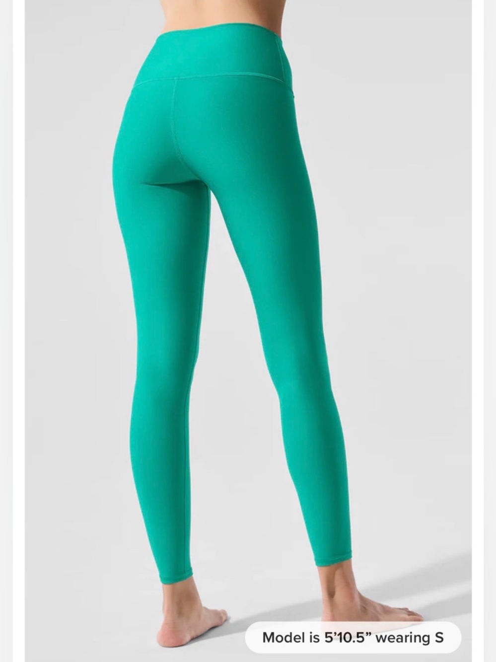 ALO Yoga High-Waist Airlift Legging In Spruce Green SMALL NWOT - Picture 2 of 5